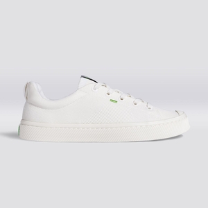 IBI Cariuma Low Top Bamboo Weave Knit Vegan Off-White Homme | DJJ-3716478